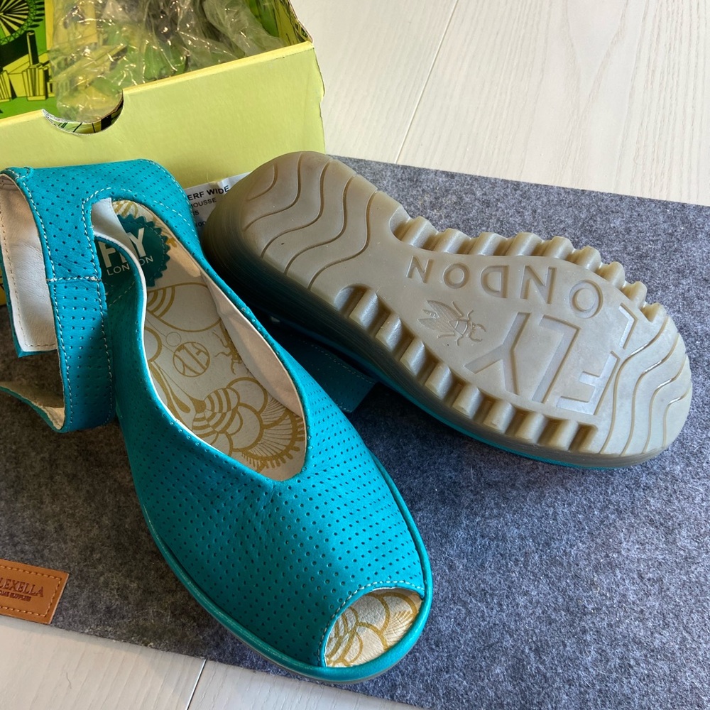 Fly London peep toe Yala